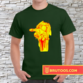 T-shirt de Braços Extendidos