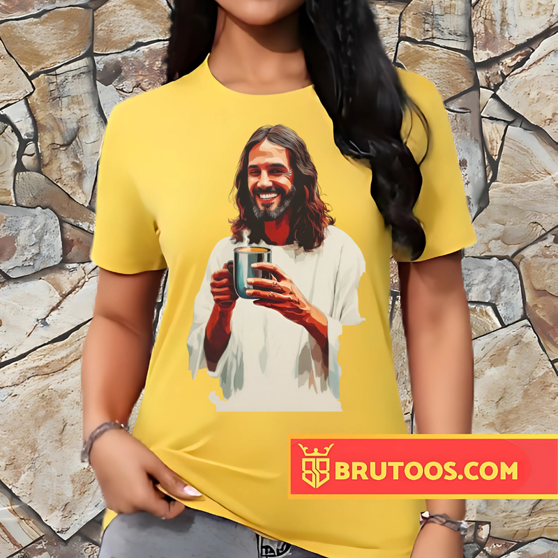 T-shirt Jesus Tomando Chá