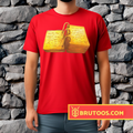 T-shirt Placas de Ouro em 3D