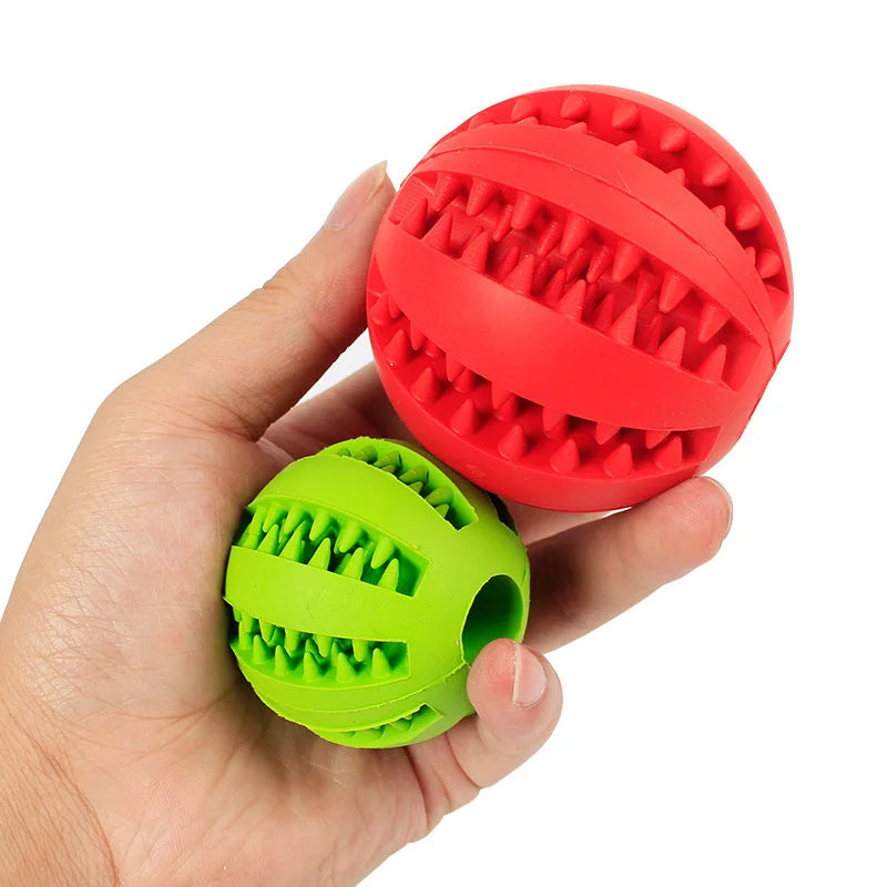 Soft Pet Dog Toys Toy Funny Interactive Elasticity Ball Dog Chew Toy For Dog Tooth Clean Ball Food Extra-tough Rubber Ball Dog - Brutoos