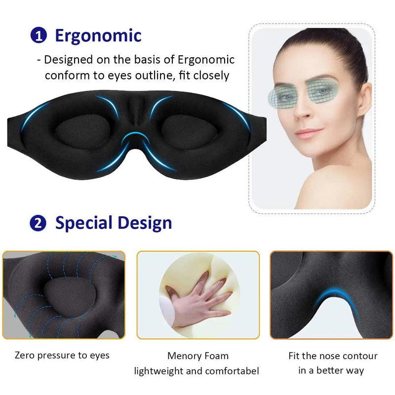 Mask 3D for Sleeping Blindfold Unisex - Brutoos