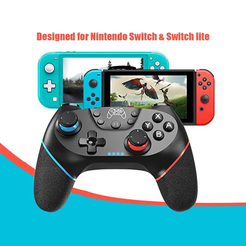 Controlador emulador sem fio para nintendo switch gamepad, pc/ns lite