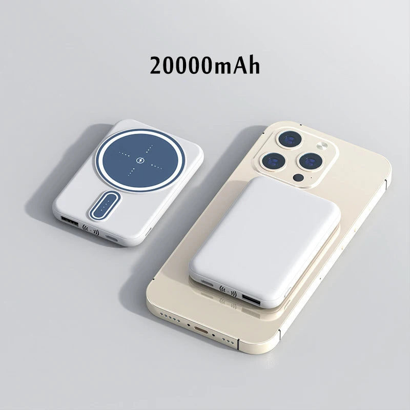 Xiaomi 30000mAh Power Bank Magnetic Wireless Charging Compact Lightweight Portable Super Fast Charging Mobile Phone Accessory