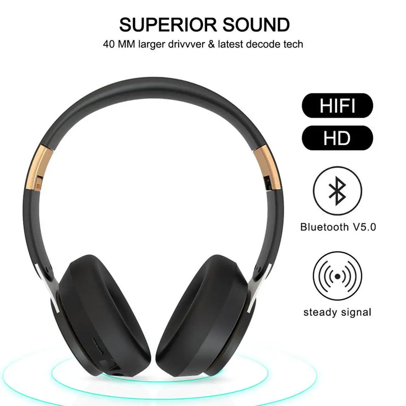 Headphones Ultra Gaming Bluetooth AUX 3 Modes