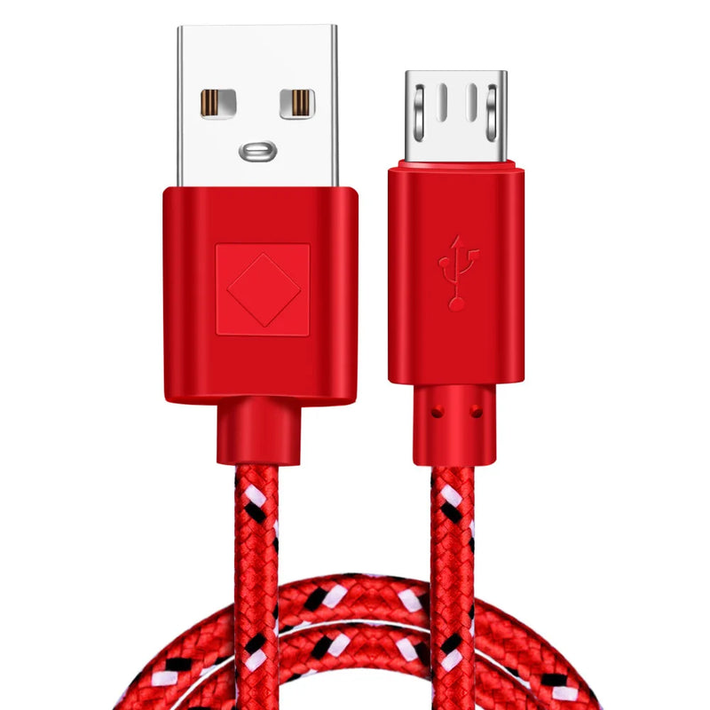 Cabo micro usb 3.0 projetado a nylon trançado para Tele móvel Android