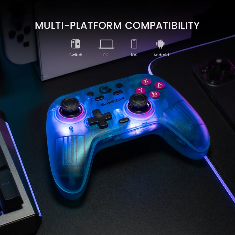 Controle Emulador Bluetooth para Nintendo Switch iPhone Android e PC