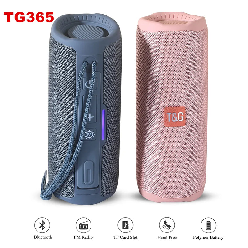 Coluna T&G bluetooth sem fio à prova d"água