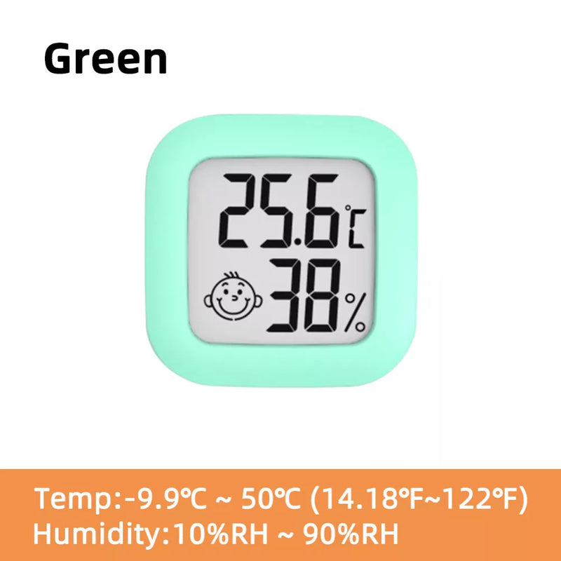 LCD Digital Thermometer Hygrometer Indoor Room Electronic Temperature Humidity Meter Sensor Gauge Weather Station For Home - Brutoos