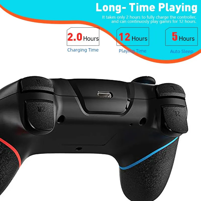 Controlador emulador sem fio para nintendo switch gamepad, pc/ns lite