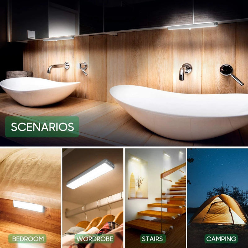 Lâmpada Sensor de movimento Ultra Led Sem fio para cozinha, quarto e escada