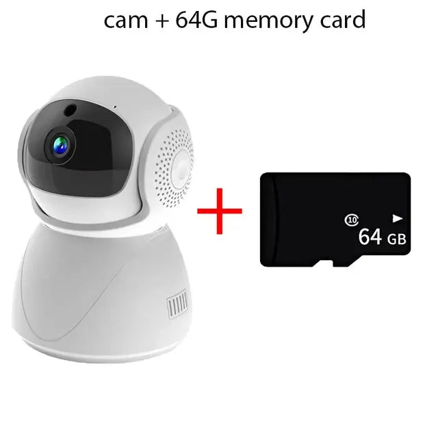 FHD WIFI PTZ Camera IP CCTV Security Protector Surveillance Wireless Camera Smart Auto Tracking Baby Monitor with Google Alexa