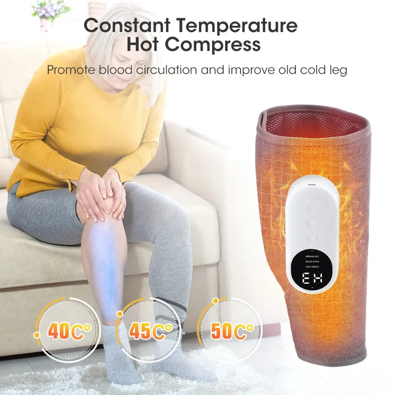 Leg Massager 360° Air Pressure Calf Massager Presotherapy