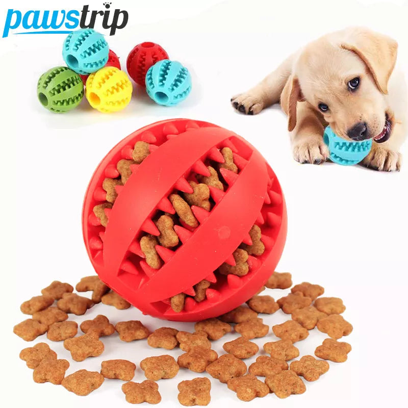 Soft Pet Dog Toys Toy Funny Interactive Elasticity Ball Dog Chew Toy For Dog Tooth Clean Ball Food Extra-tough Rubber Ball Dog - Brutoos