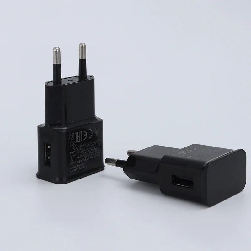 5V Portable Dual USB Power Adapter Mobile Phone Charger Electrical Socket Travel Smart Matching Charger Adapter For Smartphone