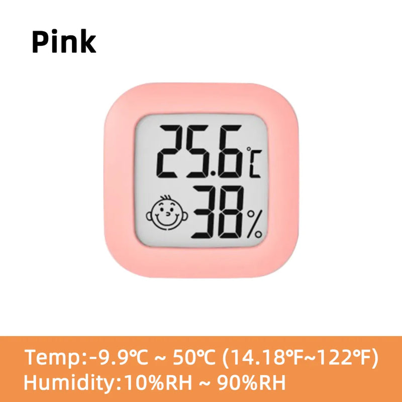 LCD Digital Thermometer Hygrometer Indoor Room Electronic Temperature Humidity Meter Sensor Gauge Weather Station For Home - Brutoos