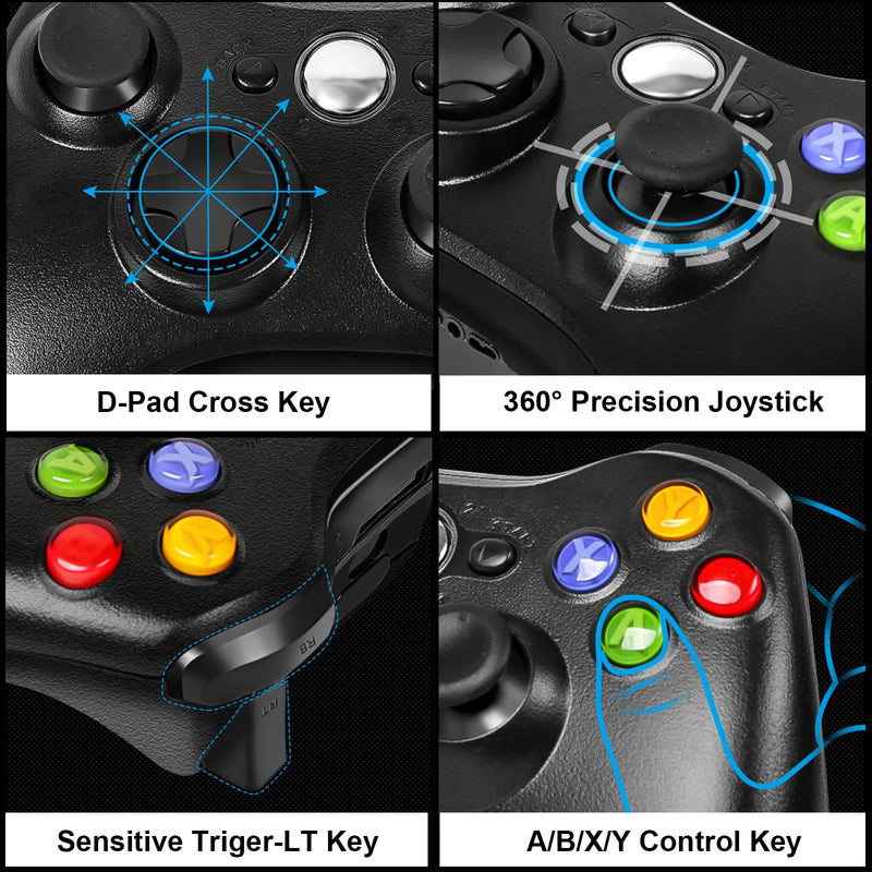 Controlador para Xbox 360/PC/Steam Gamepad-joypad