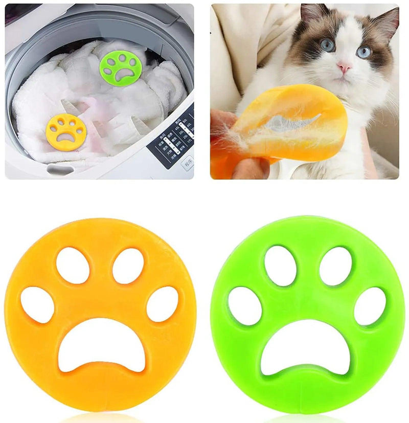 Pet Hair Remover Silicone Cat Dog Fur Reusable Cleaning Laundry Catcher Washing Machine Accessory Remover Clothes Dryer Laundry - Brutoos