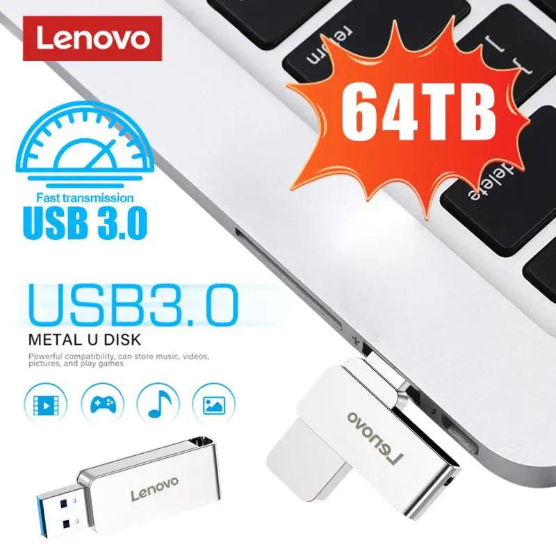 USB Lenovo 64TB 32BT Speed Flash 3.0 - Brutoos