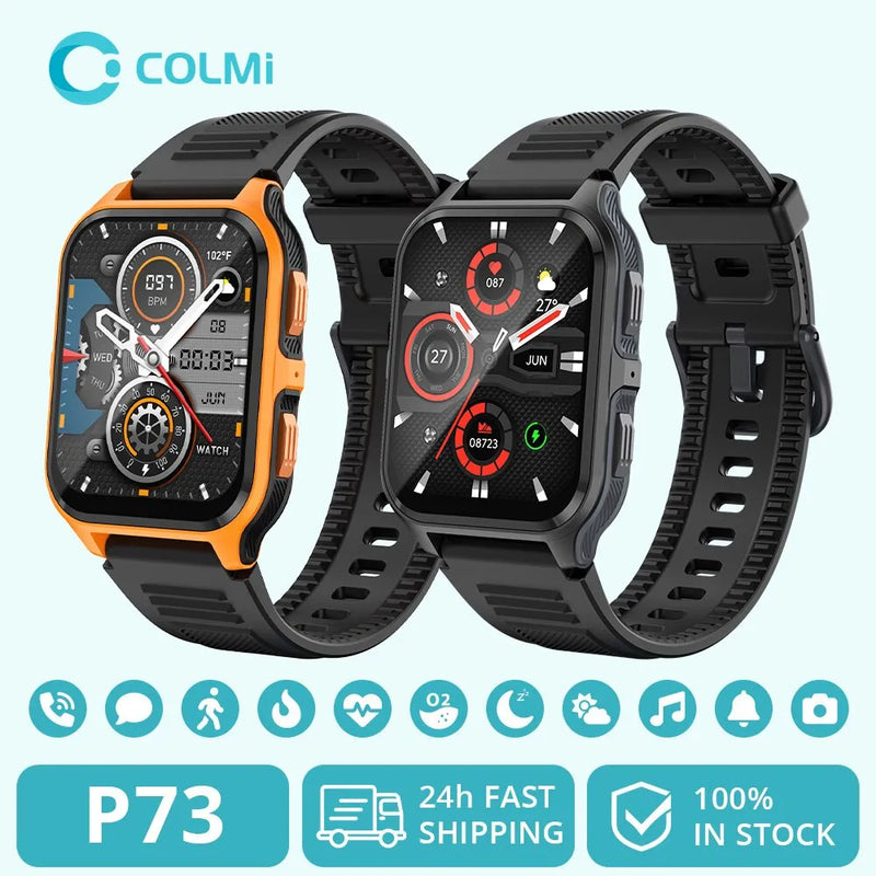 Smartwath Colmi  1.9 "relógio inteligente militar para xiaomi android ios à prova dágua