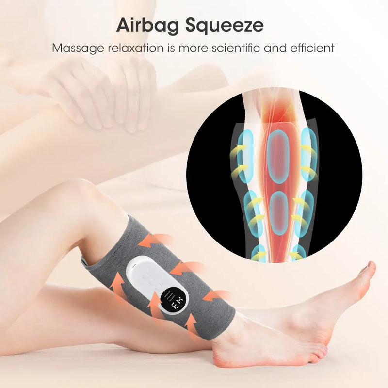 Leg Massager 360° Air Pressure Calf Massager Presotherapy