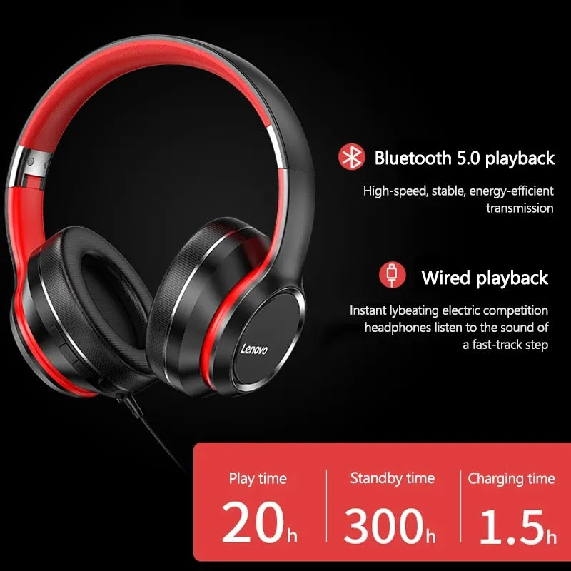 Headphones Lenovo Studio HD200 Bluetooth