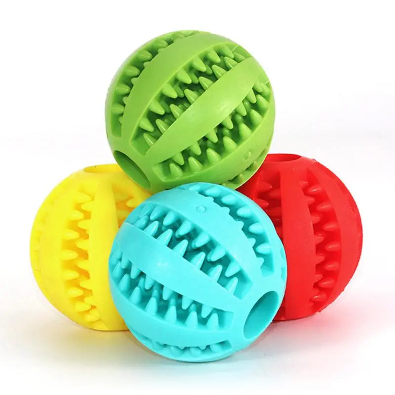 Soft Pet Dog Toys Toy Funny Interactive Elasticity Ball Dog Chew Toy For Dog Tooth Clean Ball Food Extra-tough Rubber Ball Dog - Brutoos