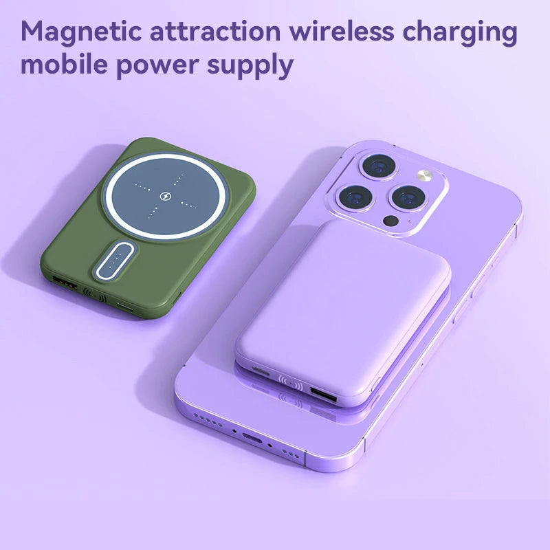 Xiaomi 30000mAh Power Bank Magnetic Wireless Charging Compact Lightweight Portable Super Fast Charging Mobile Phone Accessory