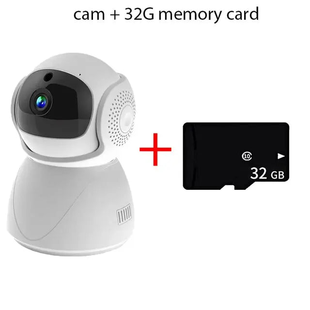 FHD WIFI PTZ Camera IP CCTV Security Protector Surveillance Wireless Camera Smart Auto Tracking Baby Monitor with Google Alexa