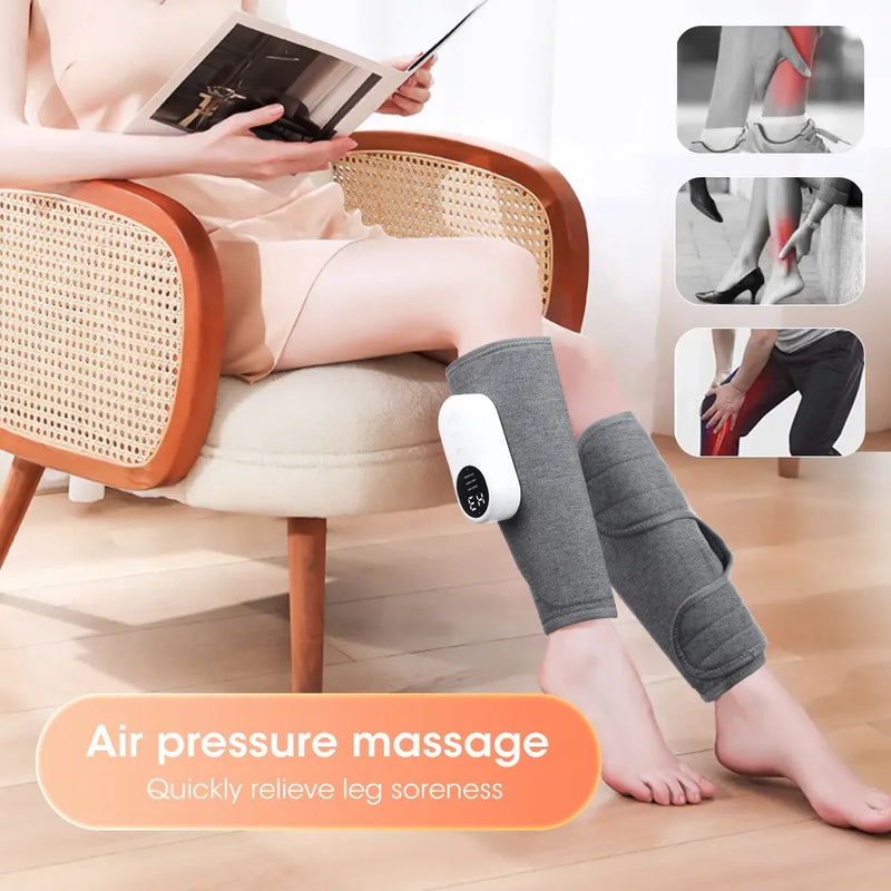 Leg Massager 360° Air Pressure Calf Massager Presotherapy