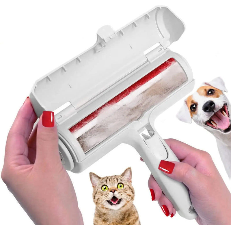 Pet Hair Remover Roller - Dog & Cat Fur Remover with Self-Cleaning Base - Efficient Animal Hair Removal Tool - Perfect for Furni - Brutoos