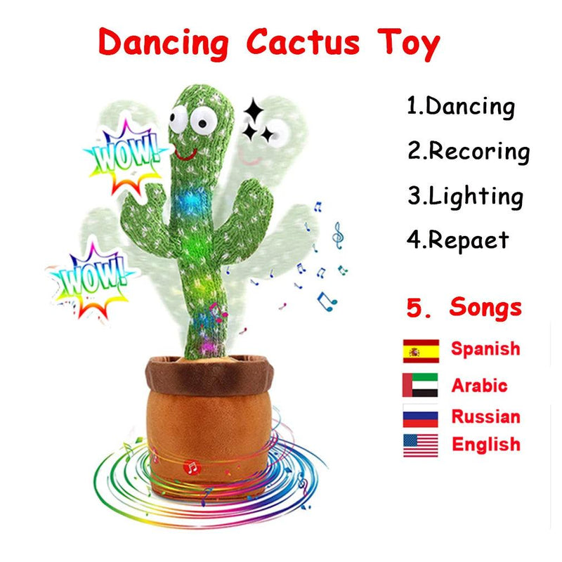 Cactus Toys Dancing Talking For Baby Plus - Brutoos