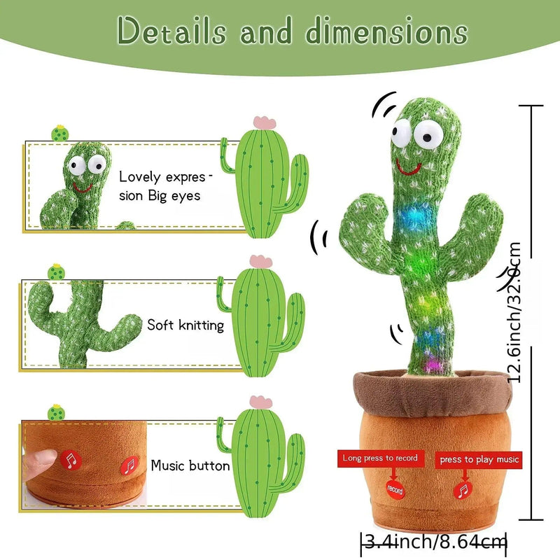 Cactus Toys Dancing Talking For Baby Plus - Brutoos